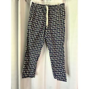 Vineyard Vines Pajama‎ Pants Christmas Whale Print Cotton Blend Size L